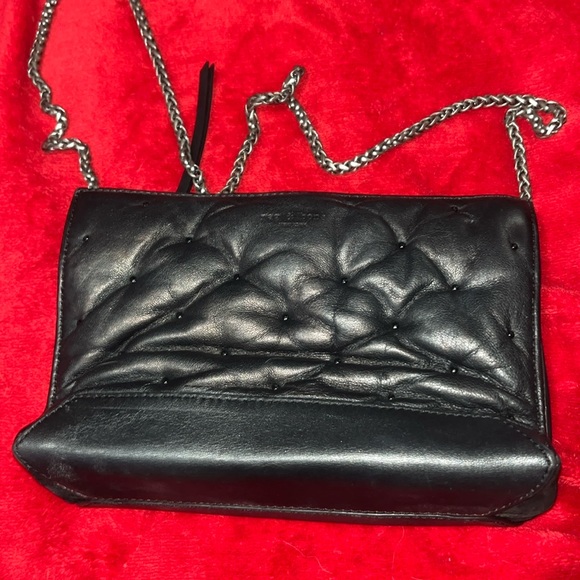 Rag & Bone Mini Compass Bag Black Studs Leather - Picture 2 of 14